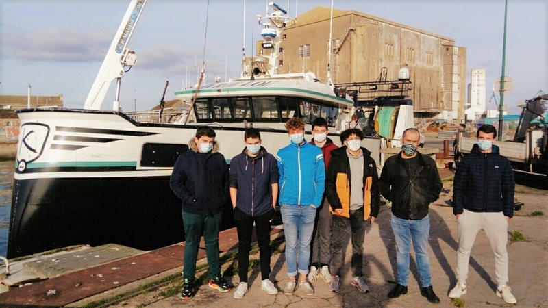 Visite du port de pêche de Lorient pour les élèves de Seconde
