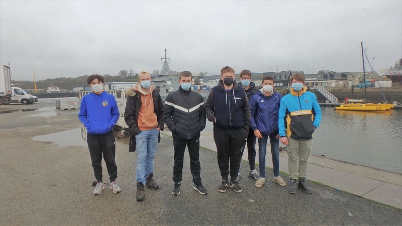 Les  CAP matelot 1re année en stage FBLI