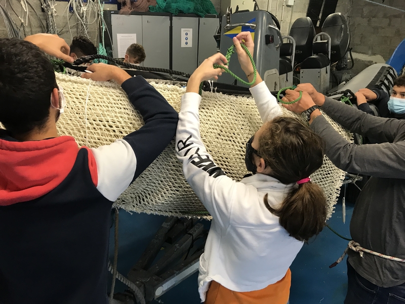 Les filets sont prêts pour équiper les semi-rigides des Affaires Maritimes