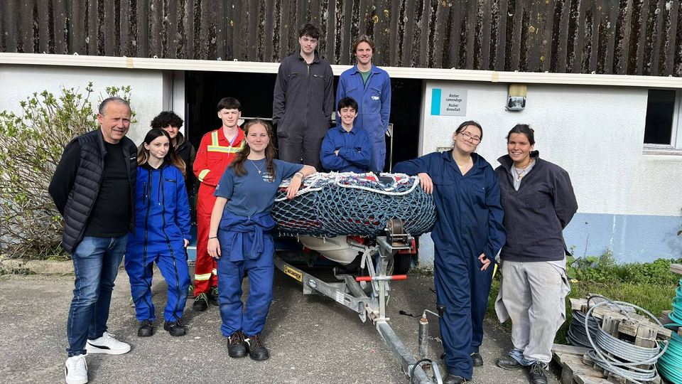 L'atelier de ramendage travaille pour les pompiers de Lorient