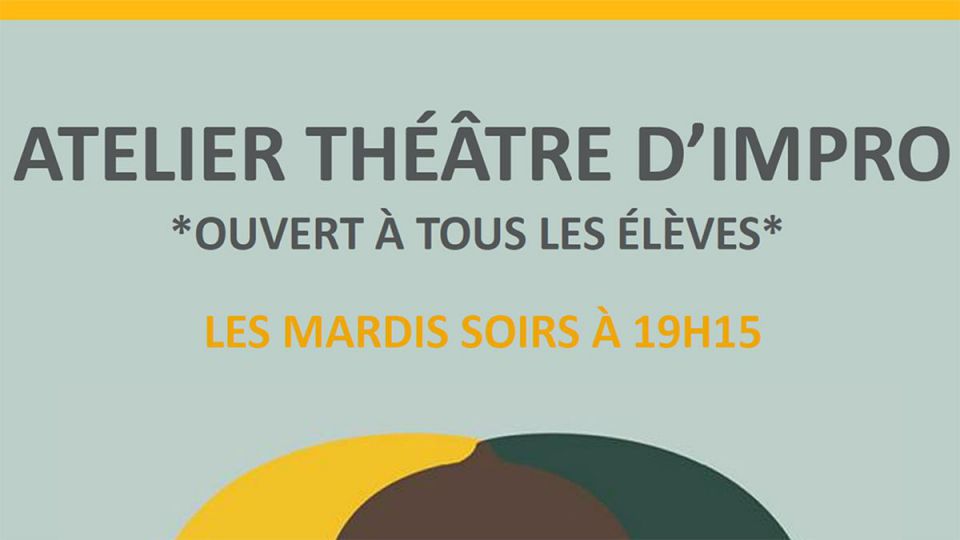 Les élèves du lycée se lancent dans le théâtre d’impro