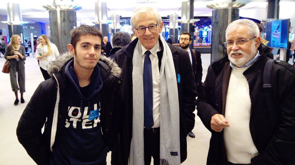 Des représentants du lycée maritime d'Etel à Bruxelles