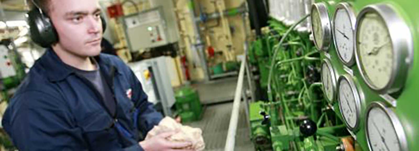 Le chef de quart machine