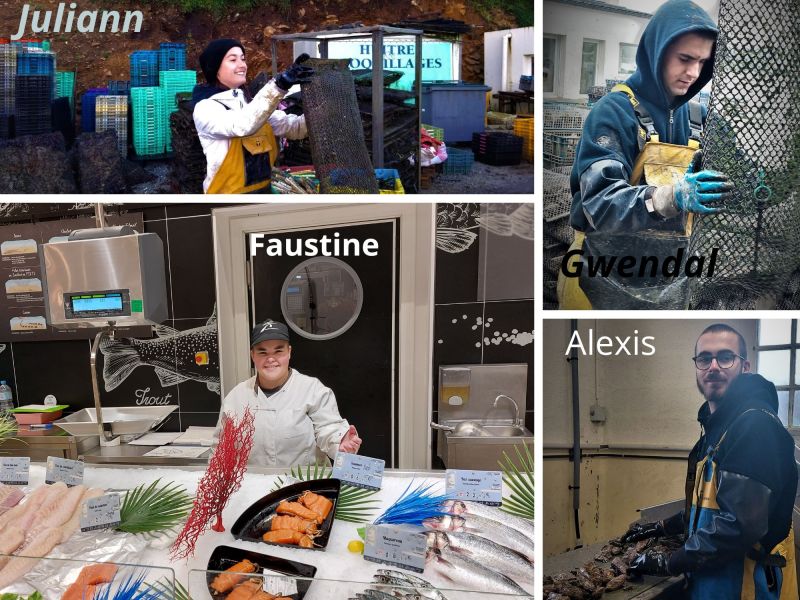 Les professionnels transmettent les gestes du métier aux jeunes stagiaires